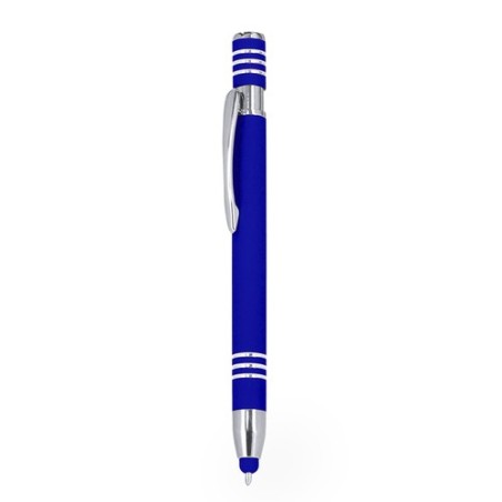 Stylet bille personnalisé pas cher Harkin Matières : caoutchouc Couleurs : bleu marine cadeau entreprise pas cher