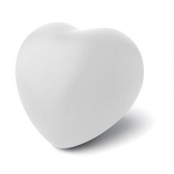 Cœur Anti-Stress Personnalisé pour un Cadeau Unique - LOVY Matières : PU Couleurs : blanc