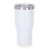 Verre thermique personnalisé pas cher Haftal Matières : acier inoxydable Couleurs : blanc personnalisable avec votre logo