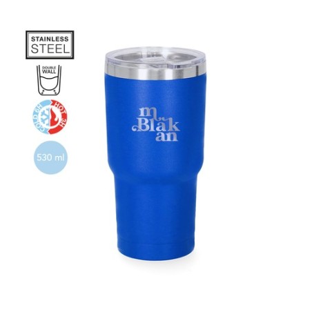 Verre thermique personnalisé pas cher Haftal Matières : acier inoxydable Couleurs : blanc impression logo haute qualité