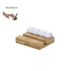 Support antistress personnalisé pas cher - Terap Matières : bambou Couleurs : naturel 2