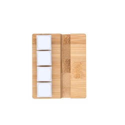 Support antistress personnalisé pas cher - Terap Matières : bambou Couleurs : naturel impression haute définition
