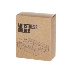 Support antistress personnalisé pas cher - Terap Matières : bambou Couleurs : naturel objet promotionnel éco-responsable