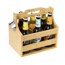 Porte-Bouteilles Pratique et Chic Personnalisé pas cher - Voxen Matières : bambou cadeau entreprise pas cher
