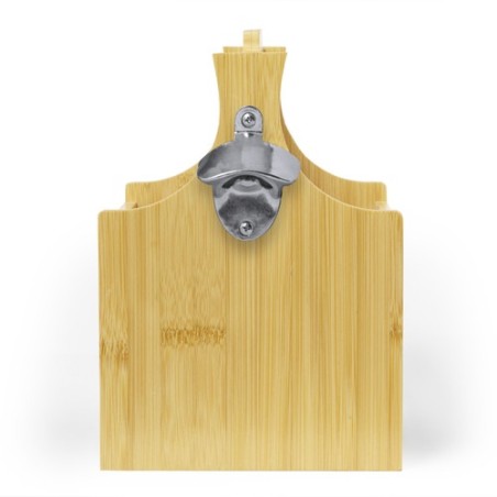 Porte-Bouteilles Pratique et Chic Personnalisé pas cher - Voxen Matières : bambou goodies publicitaire événementiel