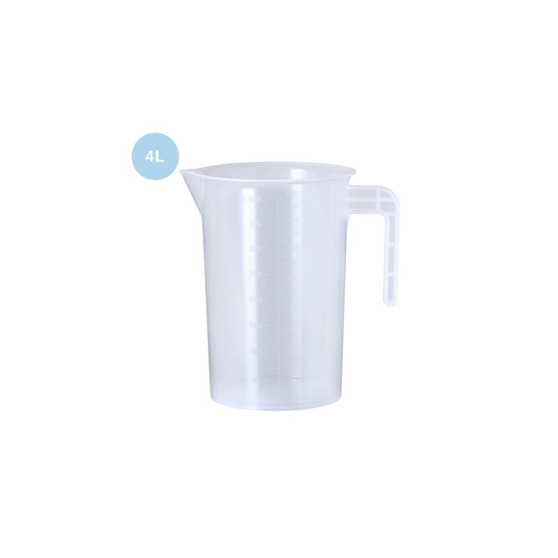 Carafe Mesureur Incassable Personnalisée 4L - Danlox Matières : polypropylène (PP)