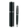 Stylo bille métal personnalisé twist - Cadeau d'entreprise OREGON Matières : aluminium Couleurs : noir