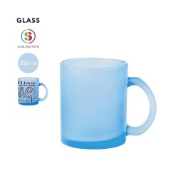 Tasse Personnalisée en Sublimation Éco-responsable Cervan Matières : verre Couleurs : bleu 2