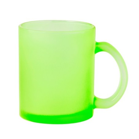 Tasse Personnalisée en Sublimation Éco-responsable Cervan Matières : verre Couleurs : jaune goodies entreprise design