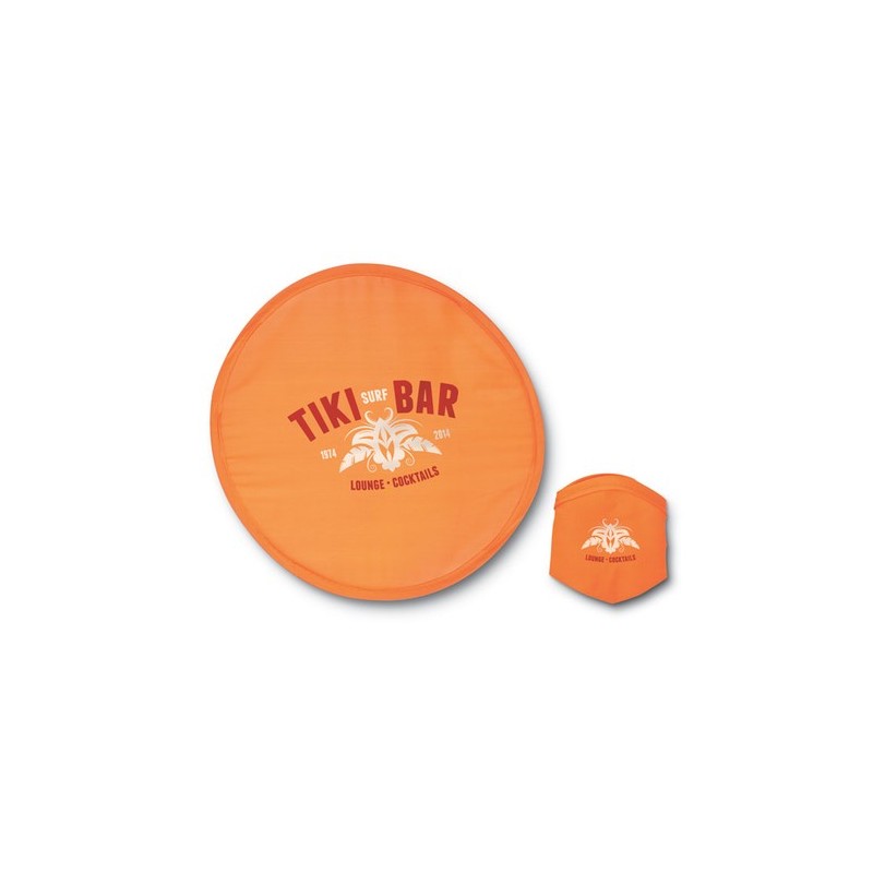 Frisbee Pliable en Nylon Personnalisé - Cadeau Idéal ATRAPA Matières : métal Couleurs : orange objet promotionnel éco-responsabl