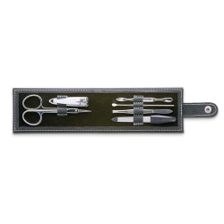Set Manucure Ovale Personnalisé avec Précision et Élégance - NAILKIT Matières : PU Couleurs : noir