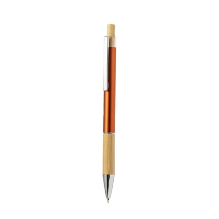 Stylo Éco-responsable Cadeau en Bamboo et Aluminium Weler Matières : bambou Couleurs : blanc goodies publicitaire événementiel