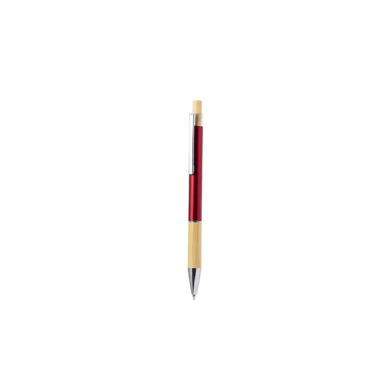 Stylo Éco-responsable Cadeau en Bamboo et Aluminium Weler Matières : bambou Couleurs : bleu objet promotionnel éco-responsable