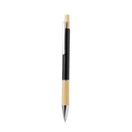 Stylo Éco-responsable Cadeau en Bamboo et Aluminium Weler Matières : bambou Couleurs : bleu cadeau client original