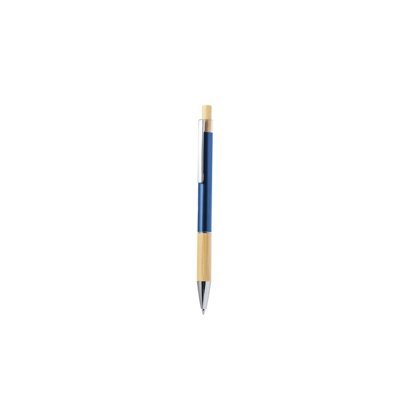Stylo Éco-responsable Cadeau en Bamboo et Aluminium Weler Matières : bambou Couleurs : rouge impression logo haute qualité