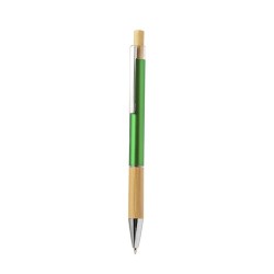 Stylo Éco-responsable Cadeau en Bamboo et Aluminium Weler Matières : bambou Couleurs : rouge livraison express 24h 48h