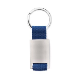 Porte-clés Rectangulaire Personnalisé TECH Matières : métal Couleurs : bleu impression haute définition