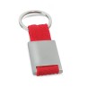 Porte-clés Rectangulaire Personnalisé TECH Matières : métal Couleurs : rouge cadeau entreprise pas cher