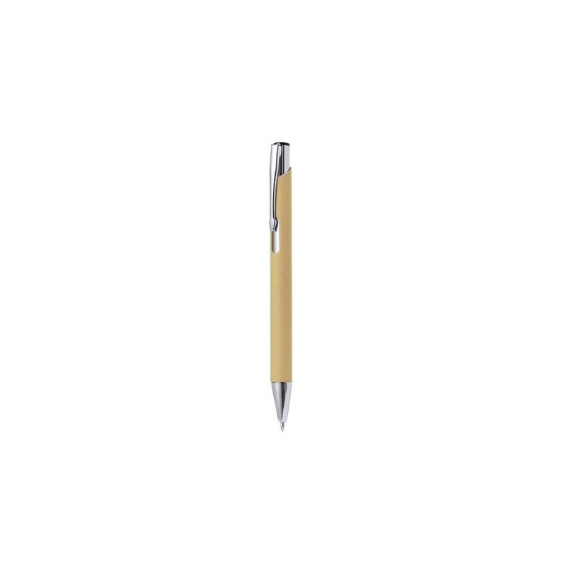 Stylo Bille Éco-responsable Personnalisé - Uzor Matières : papier recyclé Couleurs : noir cadeau entreprise pas cher