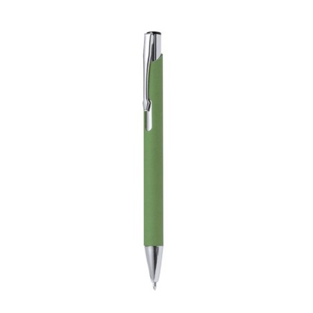 Stylo Bille Éco-responsable Personnalisé - Uzor Matières : papier recyclé Couleurs : noir personnalisable avec votre logo
