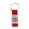 Porte-clés Rectangulaire Personnalisé TECH Matières : métal Couleurs : rouge livraison express 24h 48h