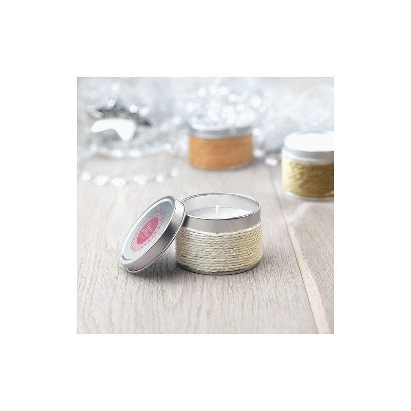 Bougie parfumée personnalisée DELICIOUS - Parfum et décoration pas cher cadeau collaborateur premium