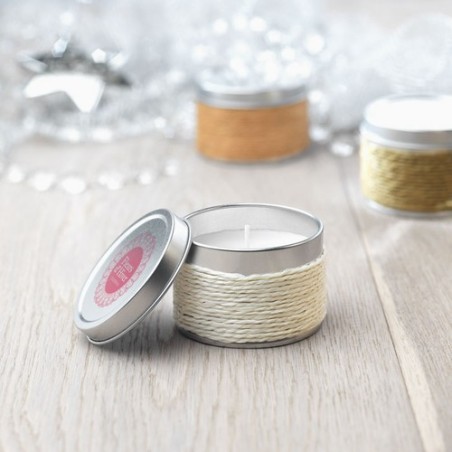 Bougie parfumée personnalisée DELICIOUS - Parfum et décoration pas cher cadeau collaborateur premium