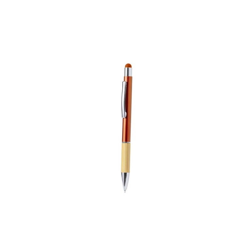 Stylet Bille Éco-responsable et Pratique Personnalisé Piket Matières : bambou Couleurs : noir cadeau entreprise pas cher