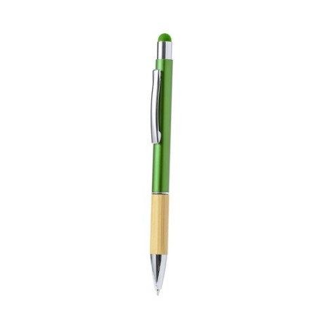 Stylet Bille Éco-responsable et Pratique Personnalisé Piket Matières : bambou Couleurs : noir cadeau collaborateur premium