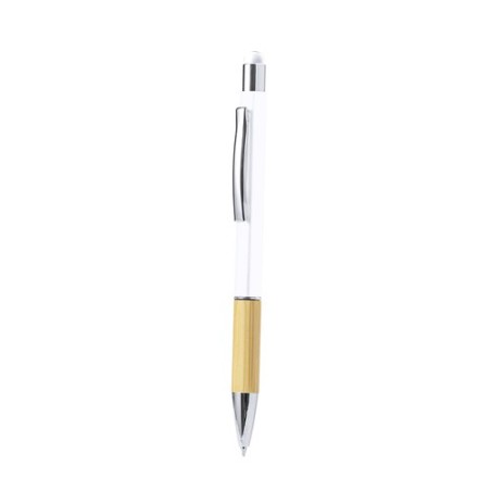 Stylet Bille Éco-responsable et Pratique Personnalisé Piket Matières : bambou Couleurs : noir personnalisation sur mesure
