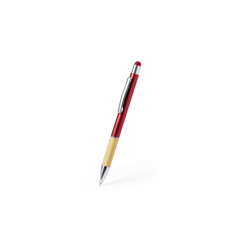 Stylet Bille Éco-responsable et Pratique Personnalisé Piket Matières : bambou Couleurs : bleu goodies publicitaire événementiel