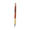 Stylet Bille Éco-responsable et Pratique Personnalisé Piket Matières : bambou Couleurs : blanc objet promo petit budget