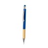 Stylet Bille Éco-responsable et Pratique Personnalisé Piket Matières : bambou Couleurs : bleu goodies publicitaire événementiel