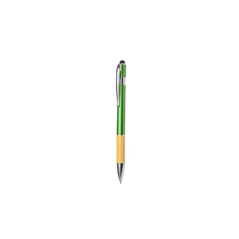 Stylet Éco-responsable Multifonction Bille Berget Matières : bambou Couleurs : blanc objet promotionnel éco-responsable