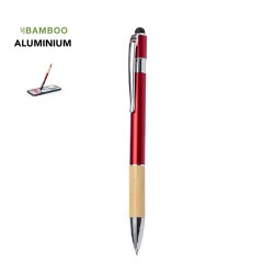 Stylet Éco-responsable Multifonction Bille Berget Matières : bambou Couleurs : vert personnalisation rapide en France