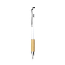 Stylet Éco-responsable Multifonction Bille Berget Matières : bambou Couleurs : vert objet promo petit budget