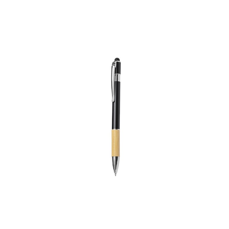 Stylet Éco-responsable Multifonction Bille Berget Matières : bambou Couleurs : rouge cadeau client original