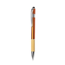 Stylet Éco-responsable Multifonction Bille Berget Matières : bambou Couleurs : bleu goodies personnalisé en stock