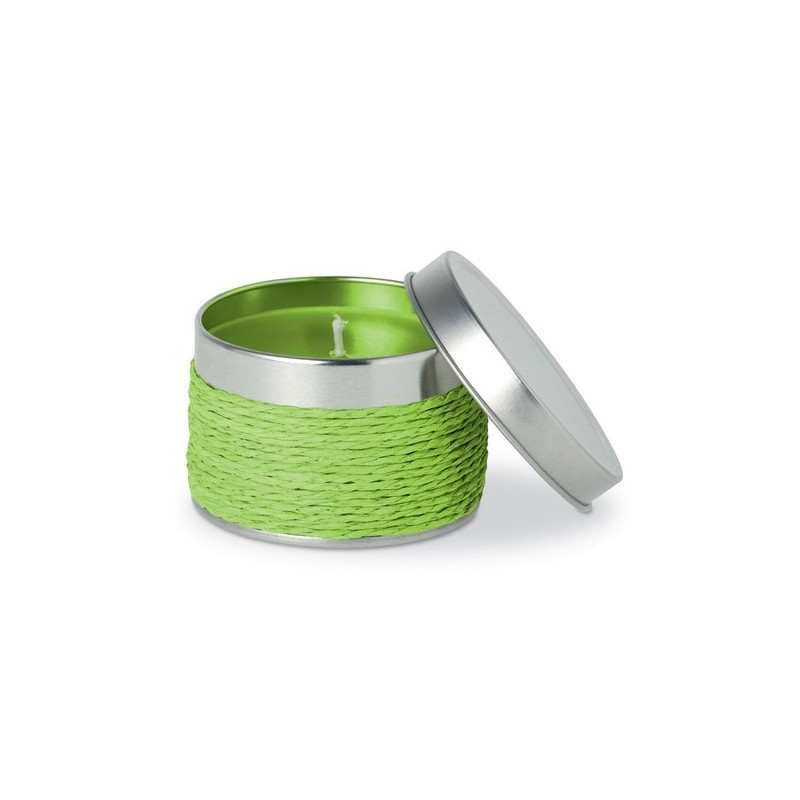 Bougie parfumée personnalisée DELICIOUS - Parfum et décoration pas cher marquage couleur éclatante