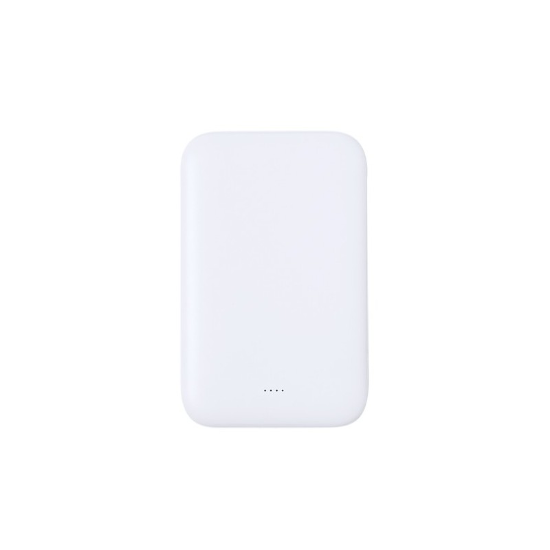 Power Bank Externe Personnalisée Nawey RCS Matières : ABS recyclé Couleurs : blanc