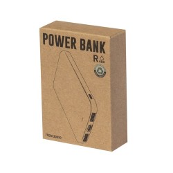Power Bank Externe Personnalisée Nawey RCS Matières : ABS recyclé Couleurs : blanc livraison express 24h 48h