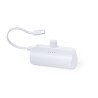 Power Bank Éco-responsable 5000 mAh Personnalisée Pas Cher Laford Couleurs : blanc cadeau entreprise pas cher