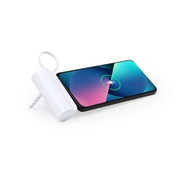 Power Bank Éco-responsable 5000 mAh Personnalisée Pas Cher Laford Couleurs : blanc goodies publicitaire événementiel
