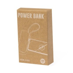 Power Bank Éco-responsable 5000 mAh Personnalisée Pas Cher Laford Couleurs : blanc objet promotionnel éco-responsable