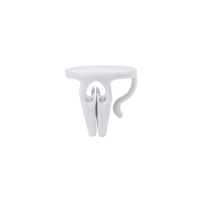 Pince Porte-Gobelet Événementiel Personnalisée pas cher - Tusca Matières : polypropylène (PP) Couleurs : blanc marquage laser ul