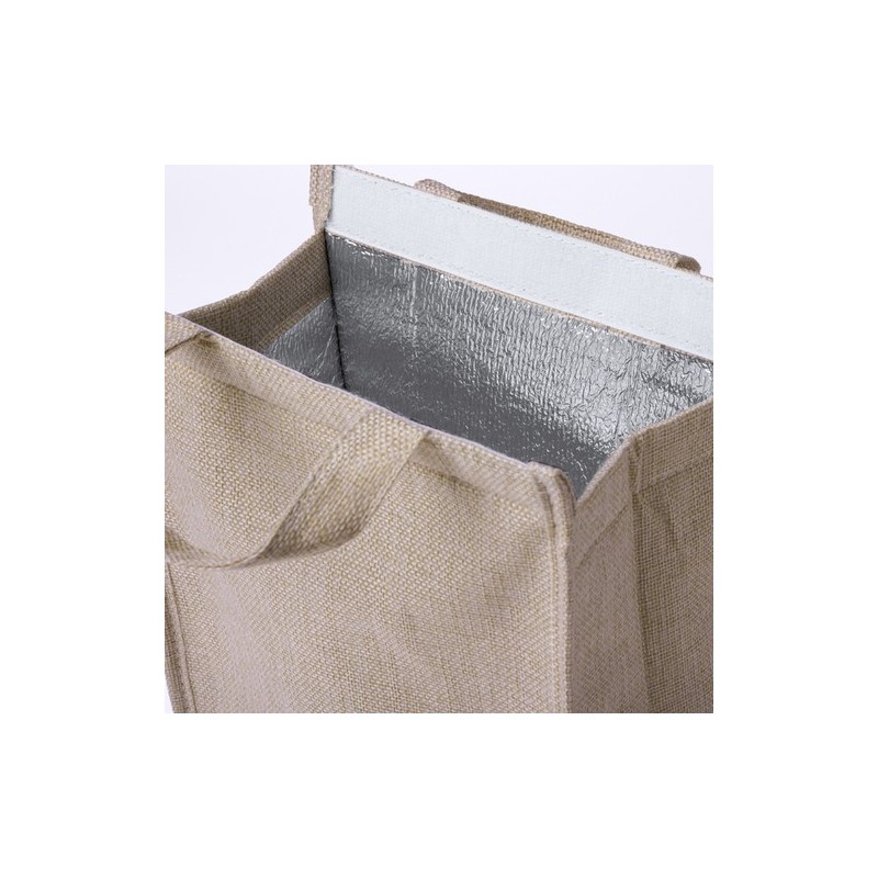 Sac Isotherme Personnalisé Éco-responsable Saimons Matières : polyester Couleurs : naturel goodies publicitaire événementiel