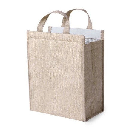 Sac Isotherme Personnalisé Éco-responsable Saimons Matières : polyester Couleurs : naturel marquage laser ultra précis