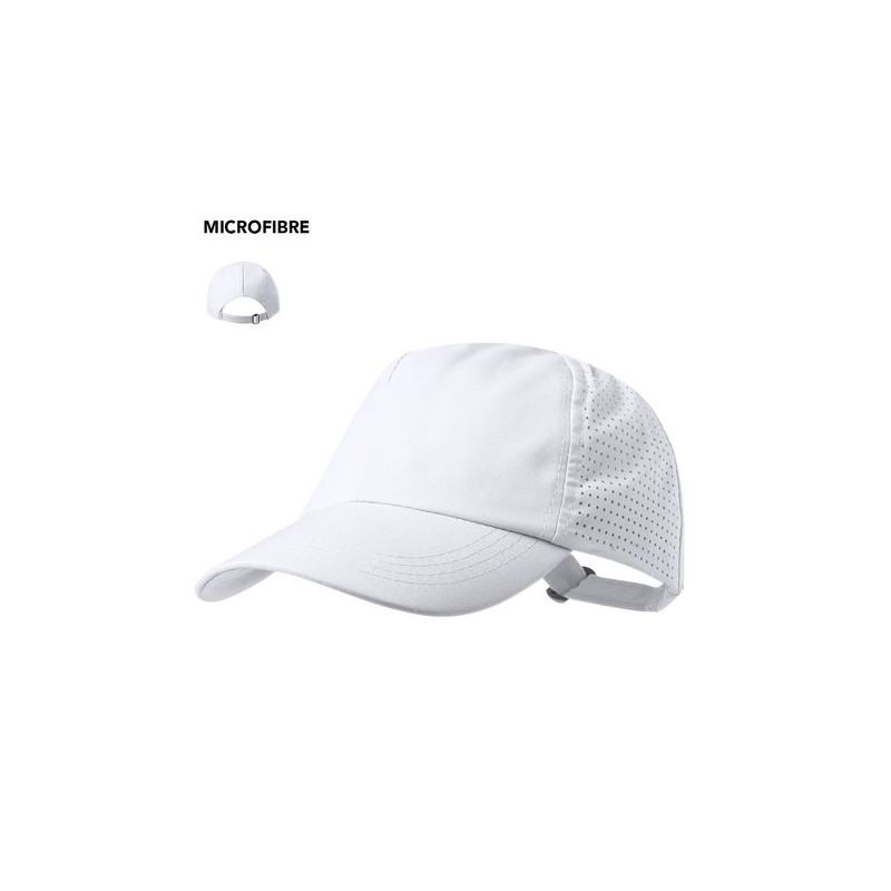 Casquette Publicitaire Unique Karola Matières : microfibre Couleurs : bleu marine cadeau collaborateur premium