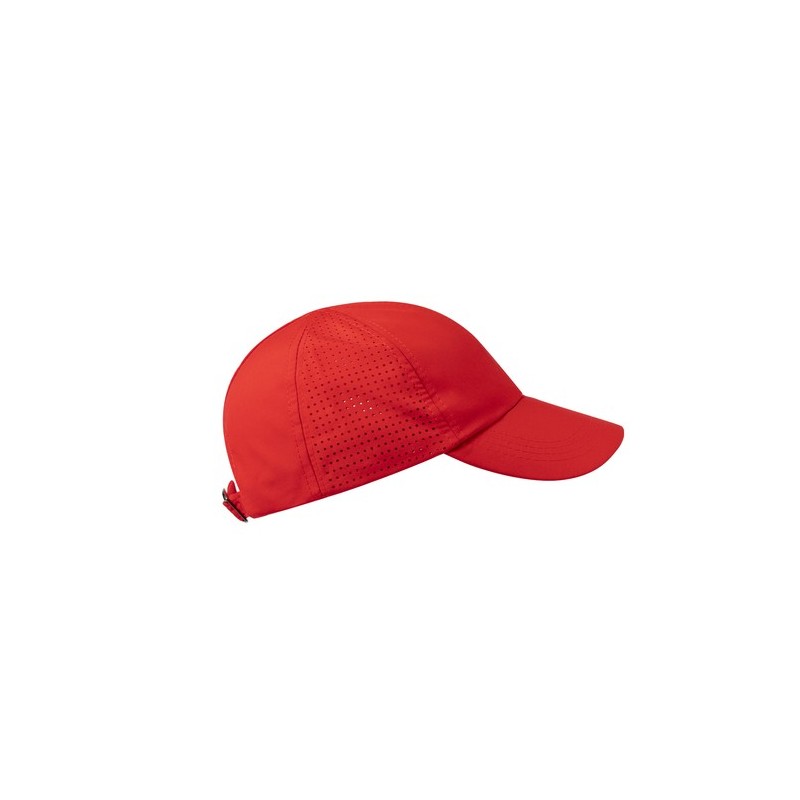 Casquette Publicitaire Unique Karola Matières : microfibre Couleurs : rouge objet publicitaire robuste