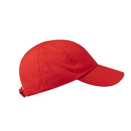 Casquette Publicitaire Unique Karola Matières : microfibre Couleurs : rouge objet publicitaire robuste